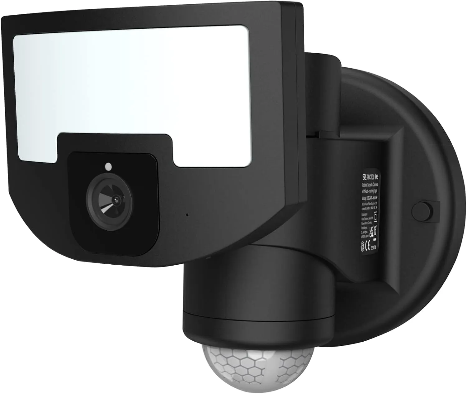 Philex Security Light Motion Outdoor, Motion Sensor, 1700 Lumen Floodlight, WiFi Camera with App Control, IP65 Weatherproof with 3 Zone Intruder Detection, 210° Field of Vision