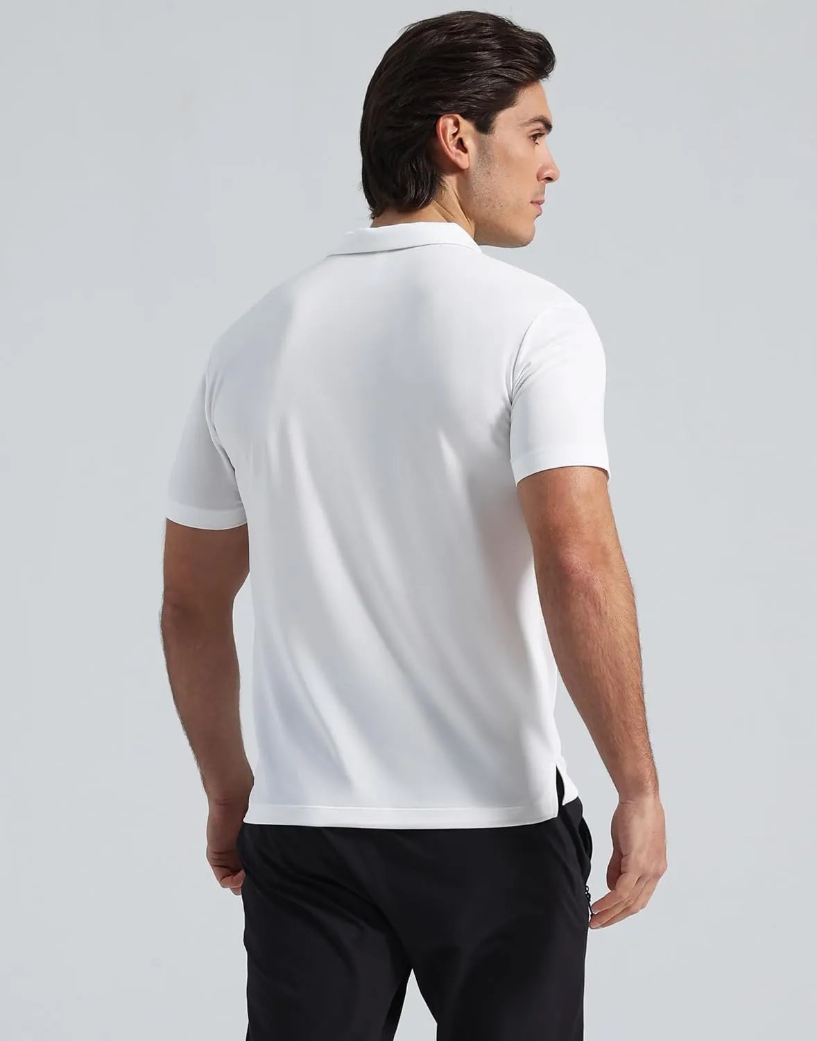 Pioneer Camp Men's Golf Shirt UPF 50  Quick Dry Polo Shirts Short Sleeve Moisture Wicking Performance Tees Collar Work Shirts
