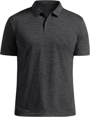 Pioneer Camp Men's Golf Shirt UPF 50  Quick Dry Polo Shirts Short Sleeve Moisture Wicking Performance Tees Collar Work Shirts