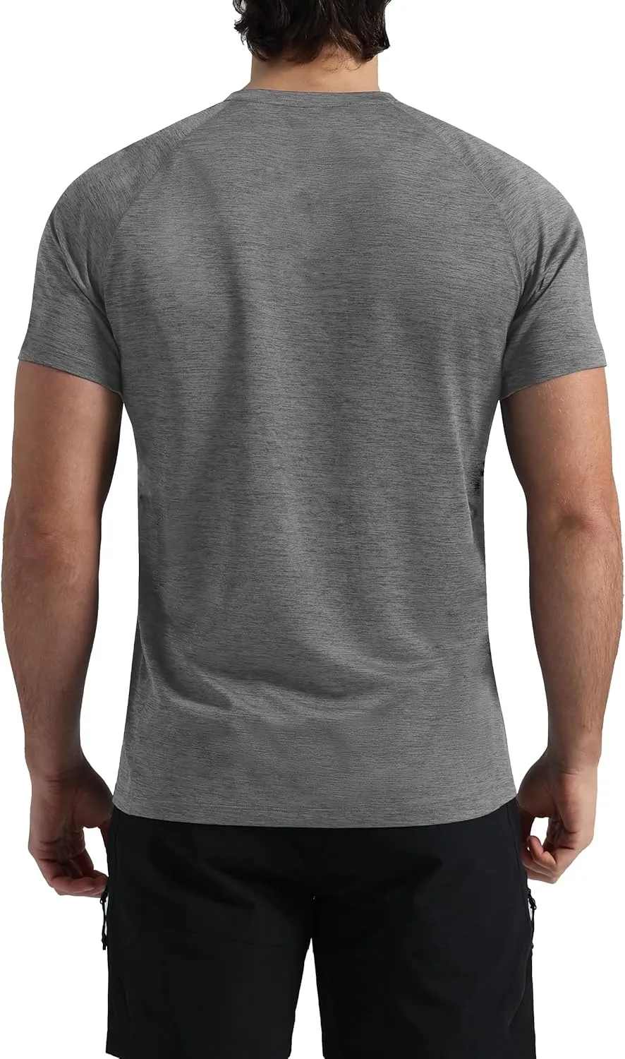 Pioneer Camp Mens Moisture Wicking Running Workout Shirt Performance Athletic T-Shirts UPF 50  Short Sleeve Active Gym Tops
