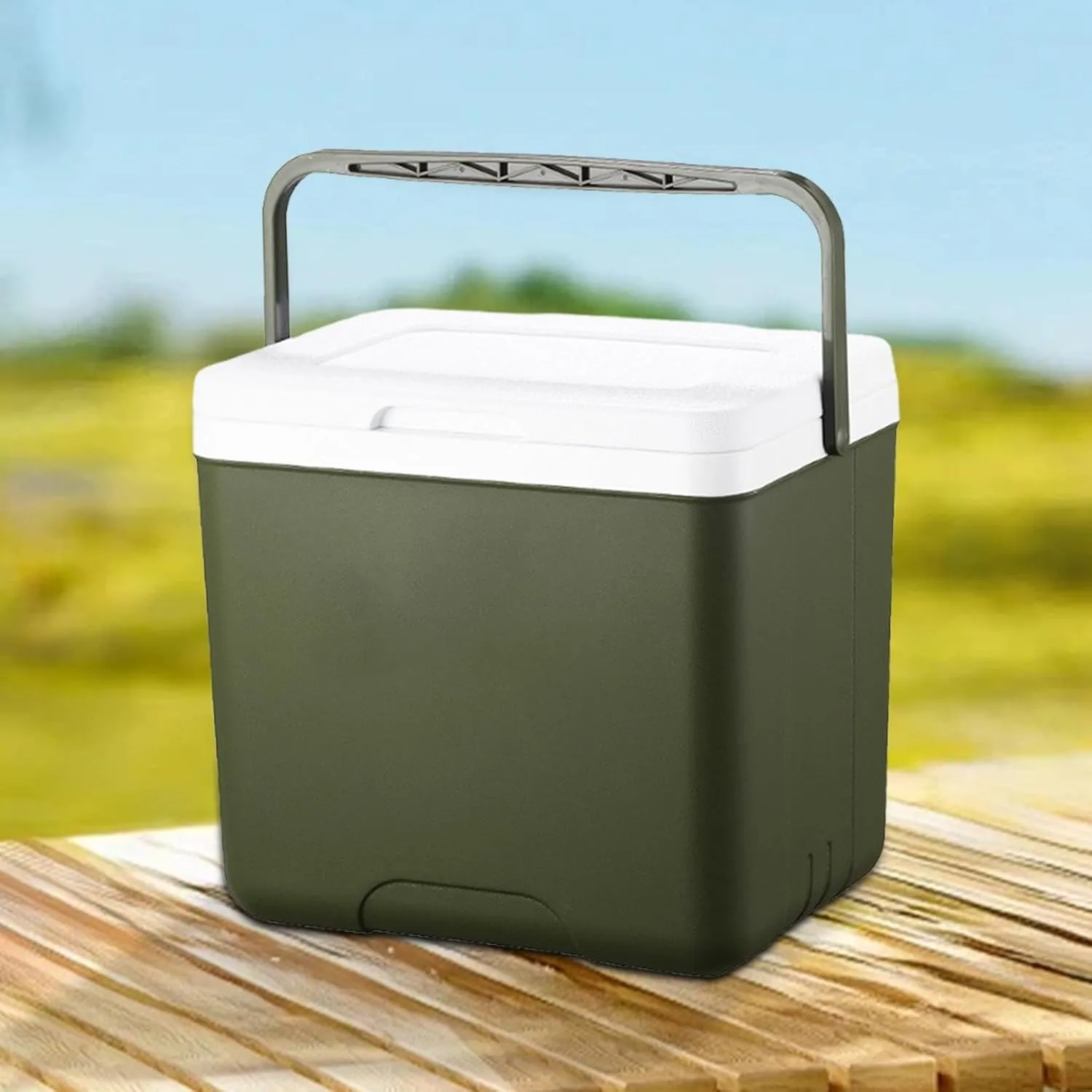 Portable Beverage Cooler Box for Outdoor Gatherings