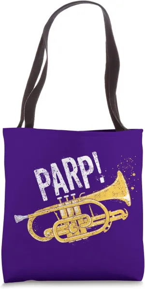 "Parp!" A Brass Band Joke for Cornet Player A Funny Cornet Tote Bag