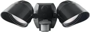 RAB Lighting Smsbullet2X12Na Two Adjustable 12W LED Floodlights, Bronze, Hardwired