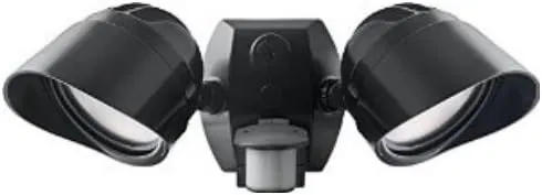 RAB Lighting Smsbullet2X12Na Two Adjustable 12W LED Floodlights, Bronze, Hardwired