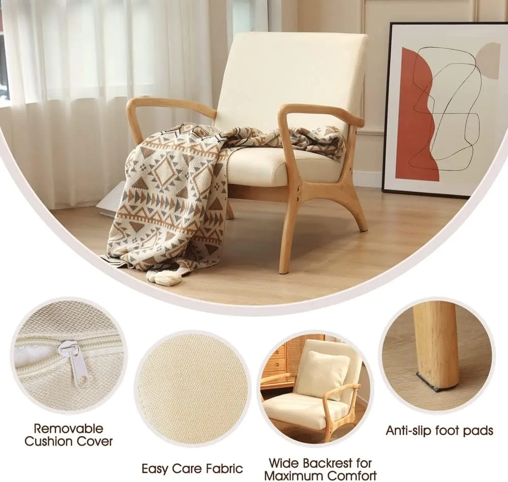 Reading Chair Lounge Chairs for Living Room Bedroom Armchair Easy Assembly Sofa Chairs Relaxing Chair Home Furniture (D 1code)