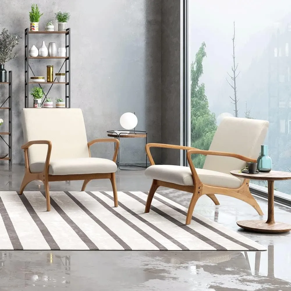 Reading Chair Lounge Chairs for Living Room Bedroom Armchair Easy Assembly Sofa Chairs Relaxing Chair Home Furniture (D 1code)