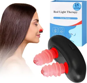 Red Light Nasal Therapy Device – Red Light Therapy for Nose, No More Colds, Nasal Soothing Tool for Dry Nose Relief & Sinus Comfort, Rechargeable Portable Nose Light Therapy
