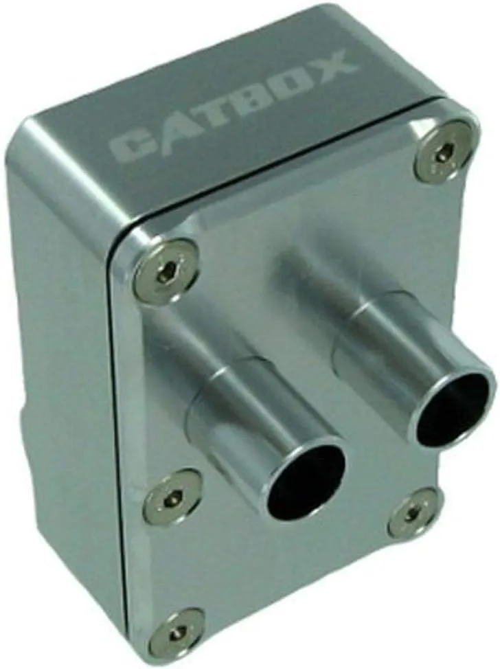 Redcat Racing CATBOX-Silver Catbox Large Scale Exhaust (Silver)