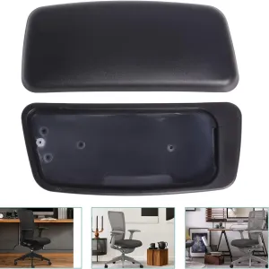 Replacement Arm Pad Caps for Haworth Zody Office Chair - 1 Pair, Black/Gray Options (Black, Pair, 1)