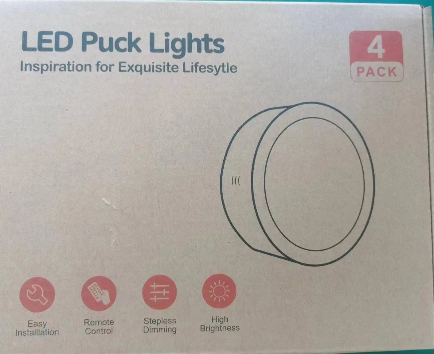 RGB Rechargeable Puck Lights With Remote, 1600mAh Battery Operated Tap Lights, Stick On LED Under Cabinet USB Magnetic Classroom Colored Push Closet Touch Counter Press Button