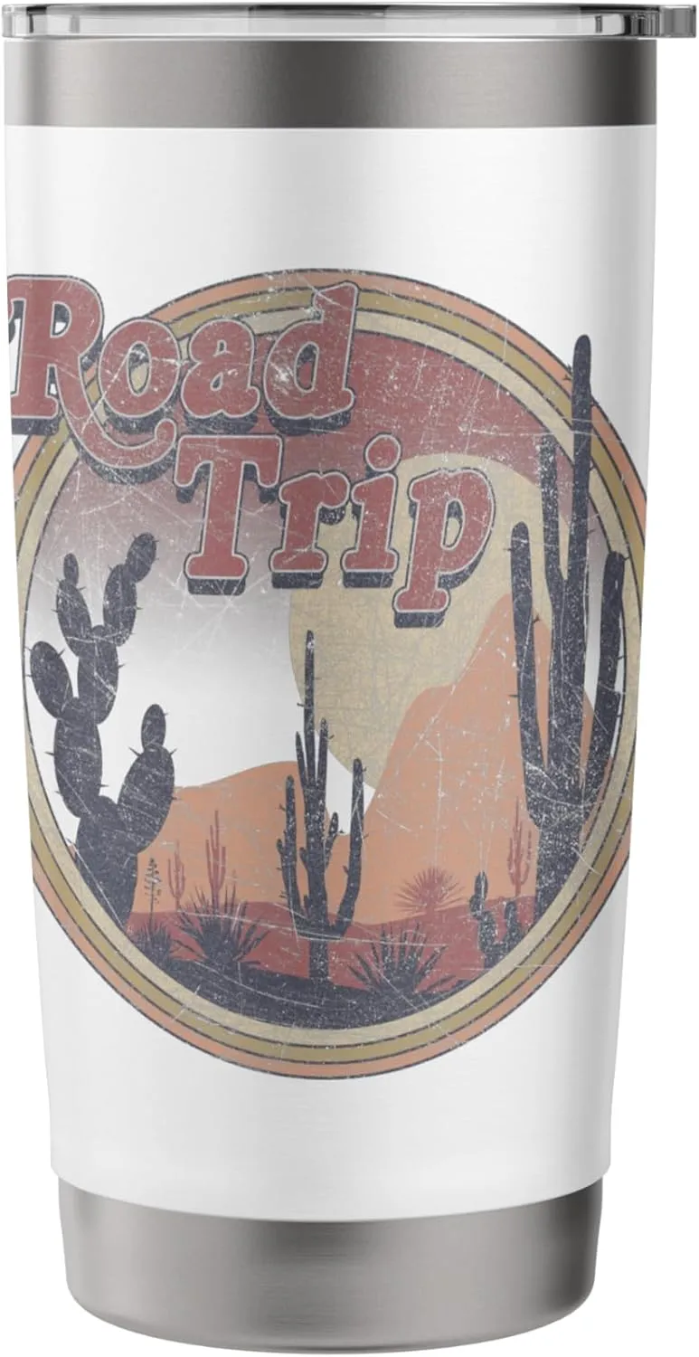 Road Trip Vintage Desert Box Up Stainless Steel Insulated Tumbler