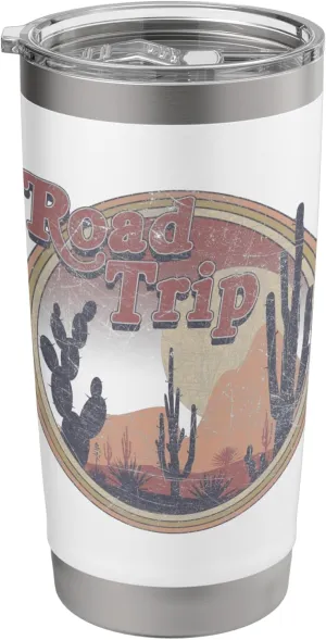 Road Trip Vintage Desert Box Up Stainless Steel Insulated Tumbler