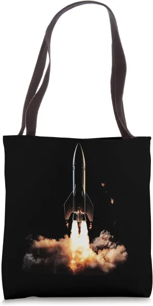 Rocket Scientist Rocket Launch Space Travel Galaxy Universe Tote Bag