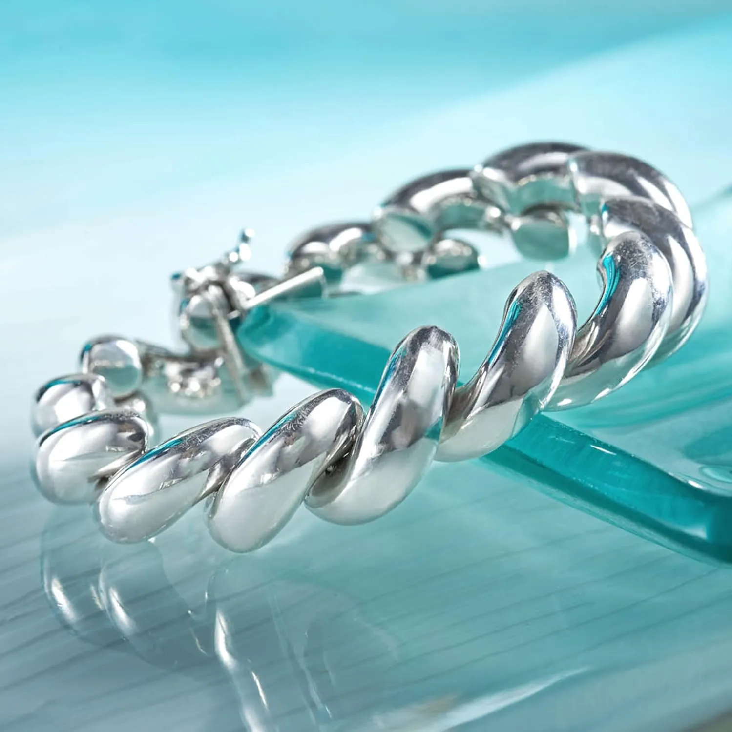 Ross-Simons Italian Sterling Silver Large San Marco Bracelet
