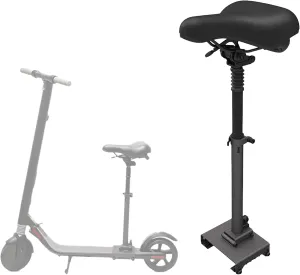 Saddle Foldable Shock Absorbing Seat Compatible with Ninbot ES1 ES2 ES4 Electric Scooter, Adjustable Height-Adjustable Ergonomic Seat