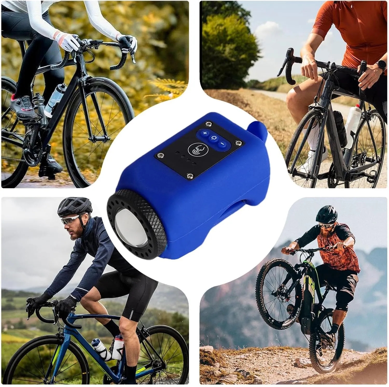 Safety Horn, Loud Bell, City Horn, Rechargeable Bell, Mountain Accessories, Electric Horn, Cycling Alarm Bell Suitable Use for Bell