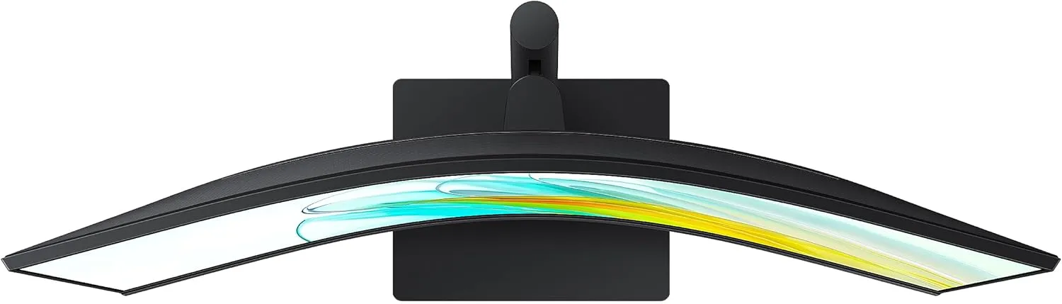 SAMSUNG 34” ViewFinity S65UA Series Ultrawide QHD Curved Monitor, HDR10, 100Hz, 350 nit, USB- C, Adjustable Stand, Intelligent Eye Care, LS34C650UANXGO, Black