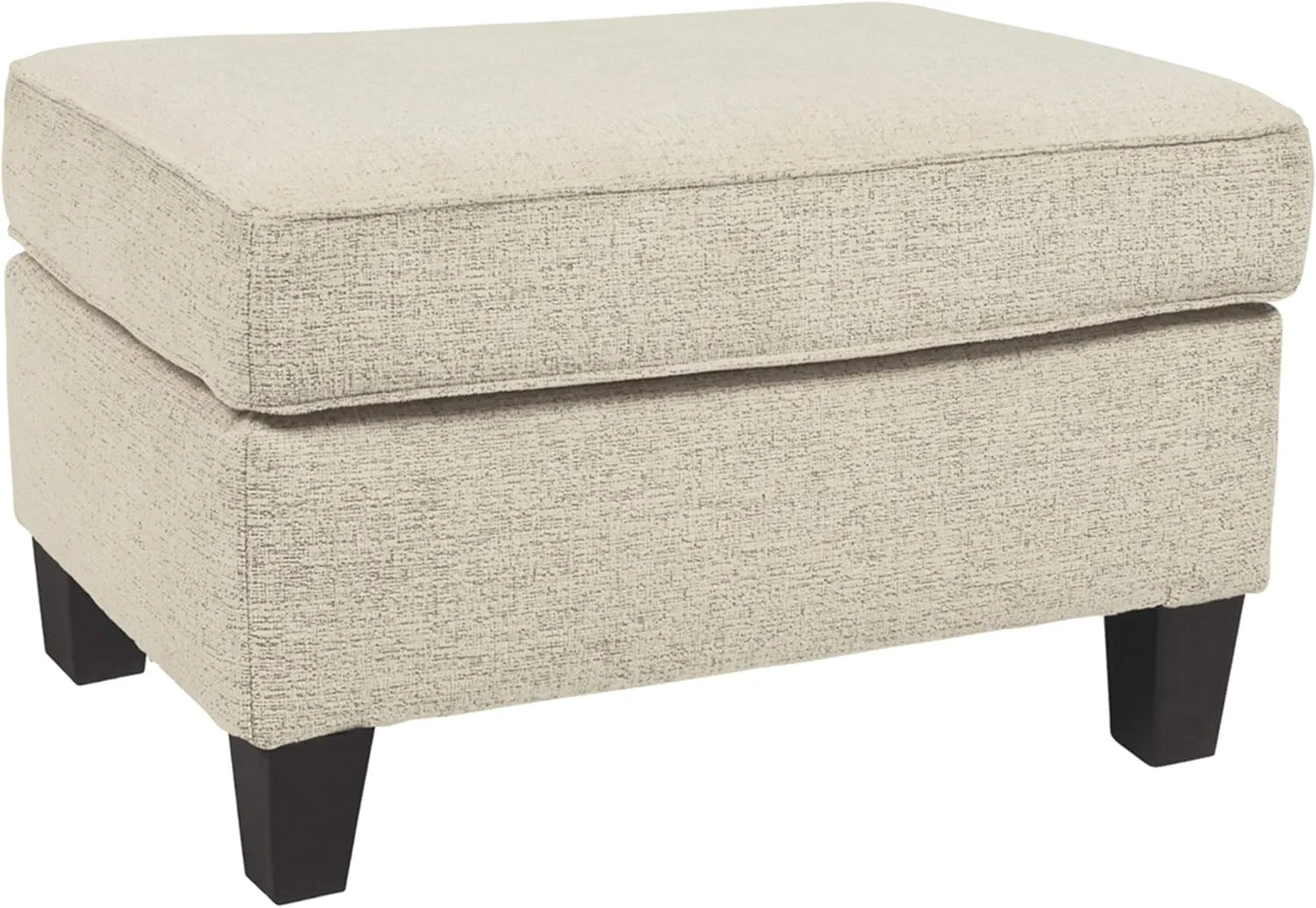 Signature Design by Ashley Abinger Contemporary Rectangle Ottoman, Beige