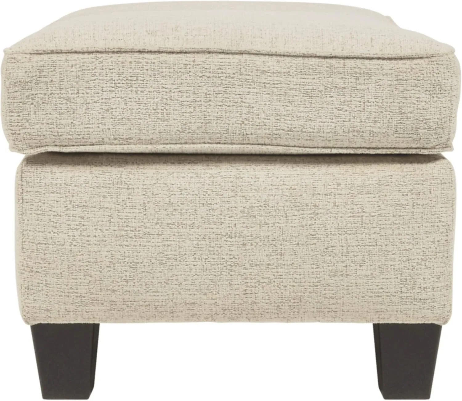 Signature Design by Ashley Abinger Contemporary Rectangle Ottoman, Beige
