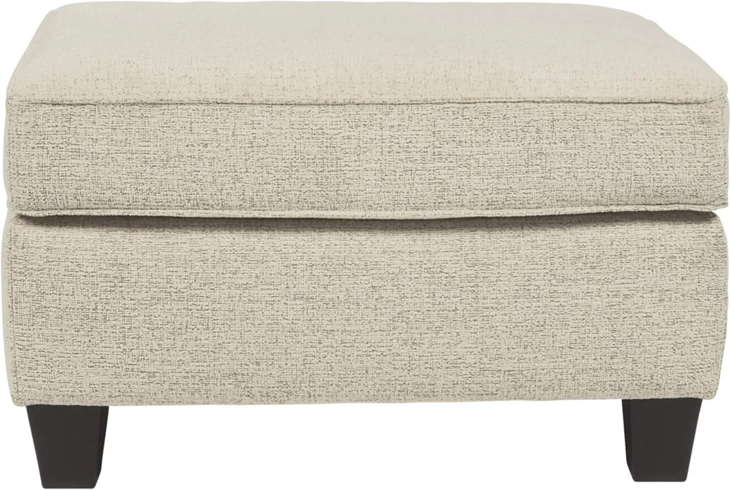 Signature Design by Ashley Abinger Contemporary Rectangle Ottoman, Beige