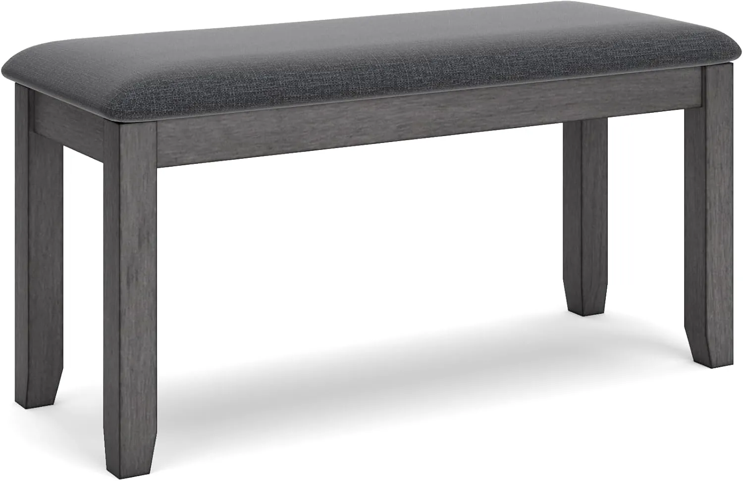 Signature Design by Ashley Bridson Modern 6 Piece Dining Set, Includes Dining Table, 4 Chairs & Bench, Gray