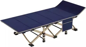 Sleeping Cots for Adults, Lounge Chair Folding Outdoor Chaise, Portable Folding Camping Cot, Outdoor Reclining Chair, Use for Outdoor Travel Camp Beach Patio