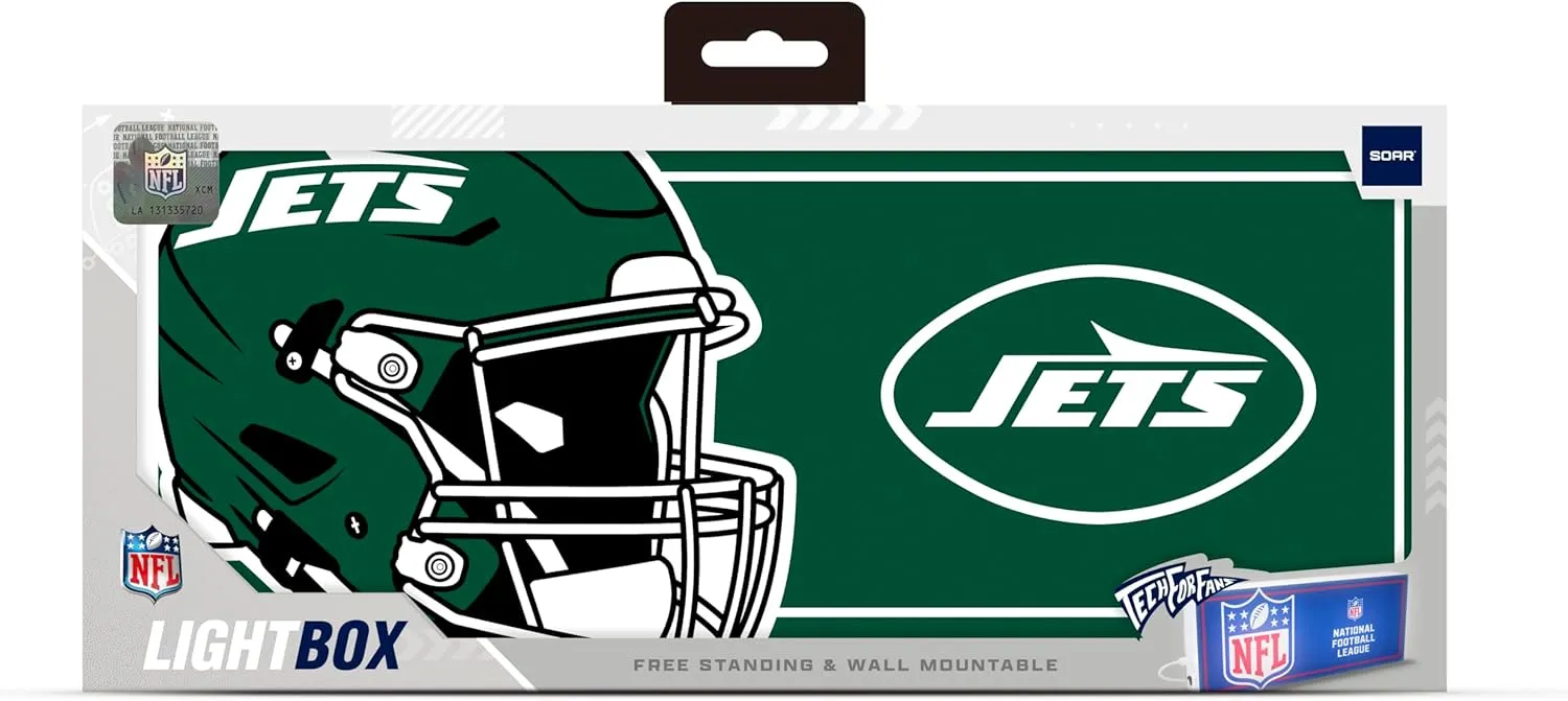 SOAR NFL LED Ambience Light Box: Elevate Your Space with Officially Licensed Wall Décor