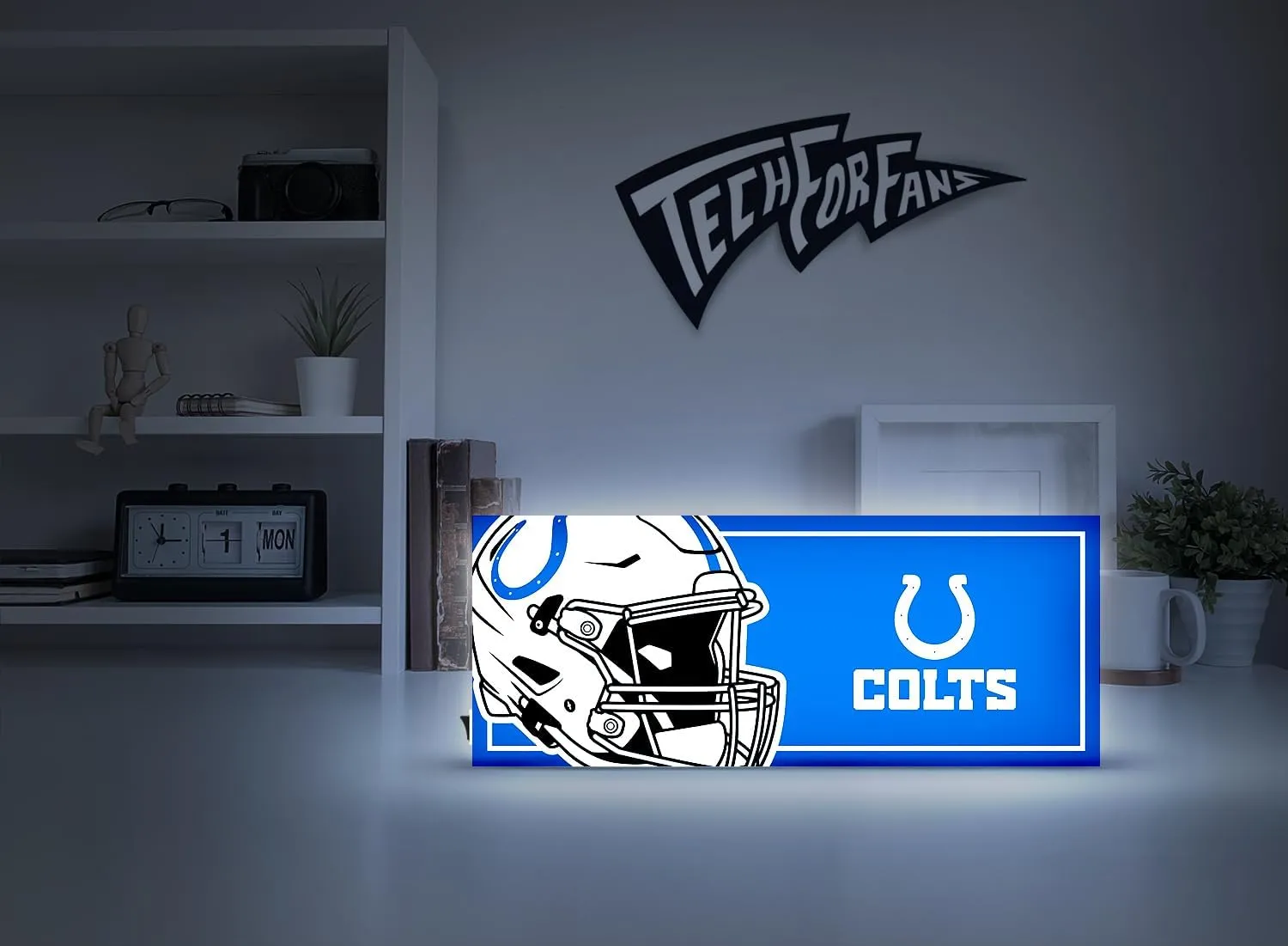 SOAR NFL LED Ambience Light Box: Elevate Your Space with Officially Licensed Wall Décor