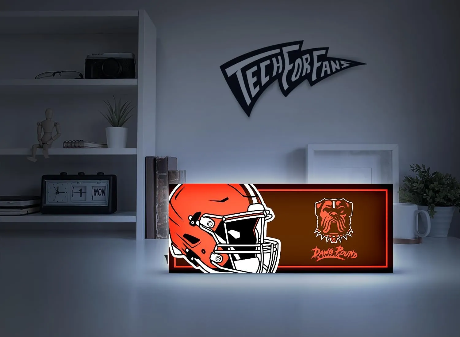 SOAR NFL LED Ambience Light Box: Elevate Your Space with Officially Licensed Wall Décor