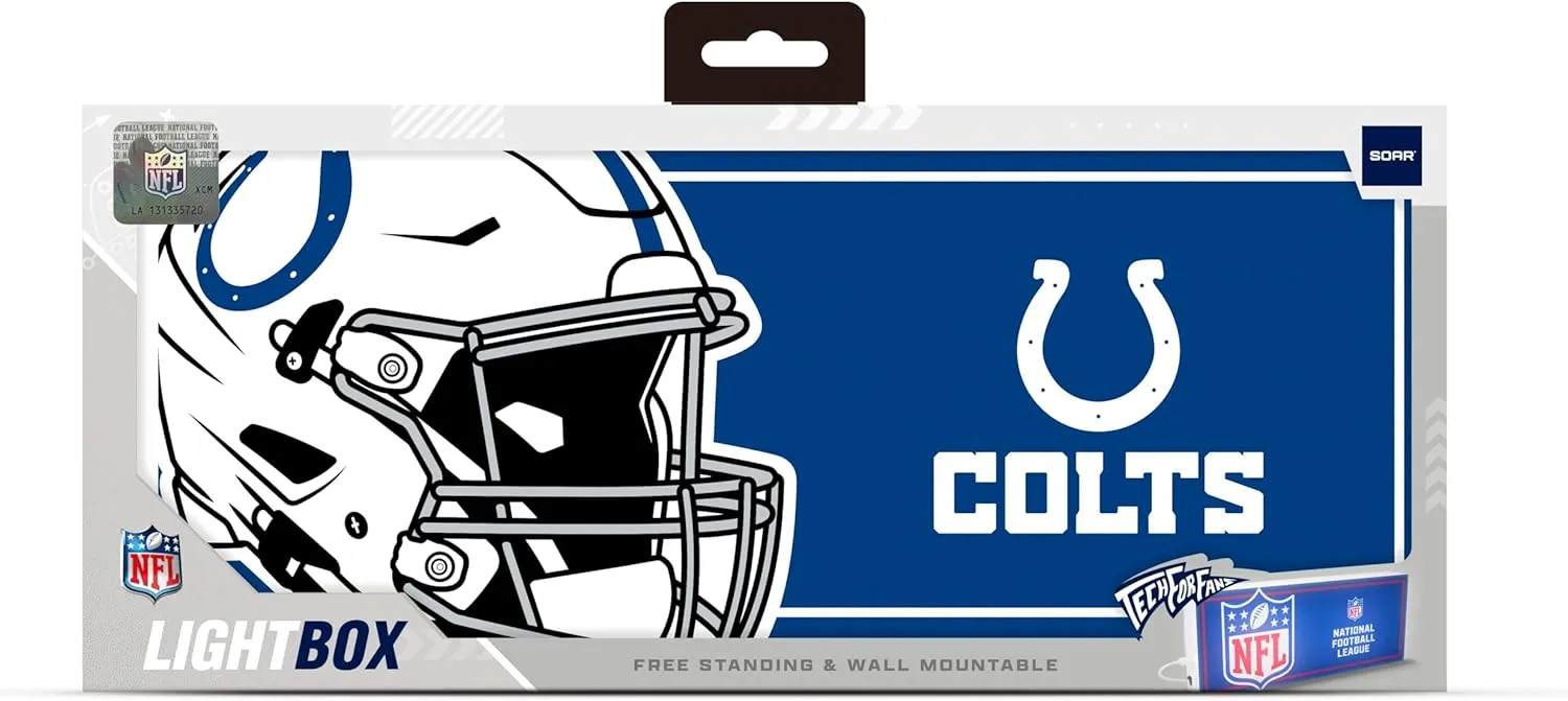 SOAR NFL LED Ambience Light Box: Elevate Your Space with Officially Licensed Wall Décor