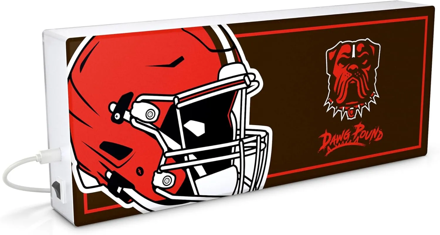 SOAR NFL LED Ambience Light Box: Elevate Your Space with Officially Licensed Wall Décor