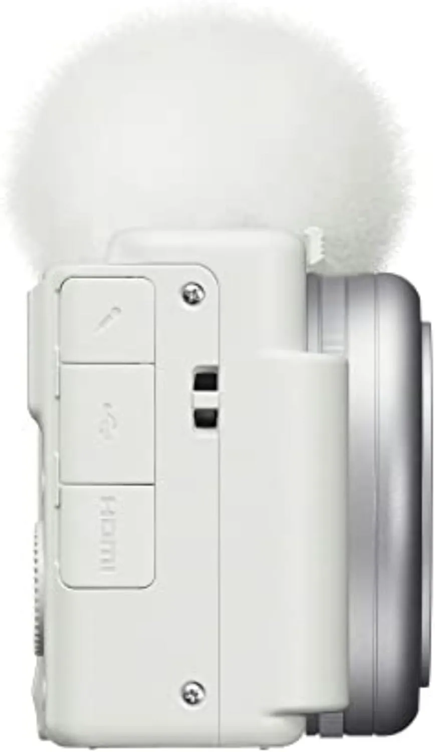 Sony ZV-1F Vlog Camera for Content Creators and Vloggers White