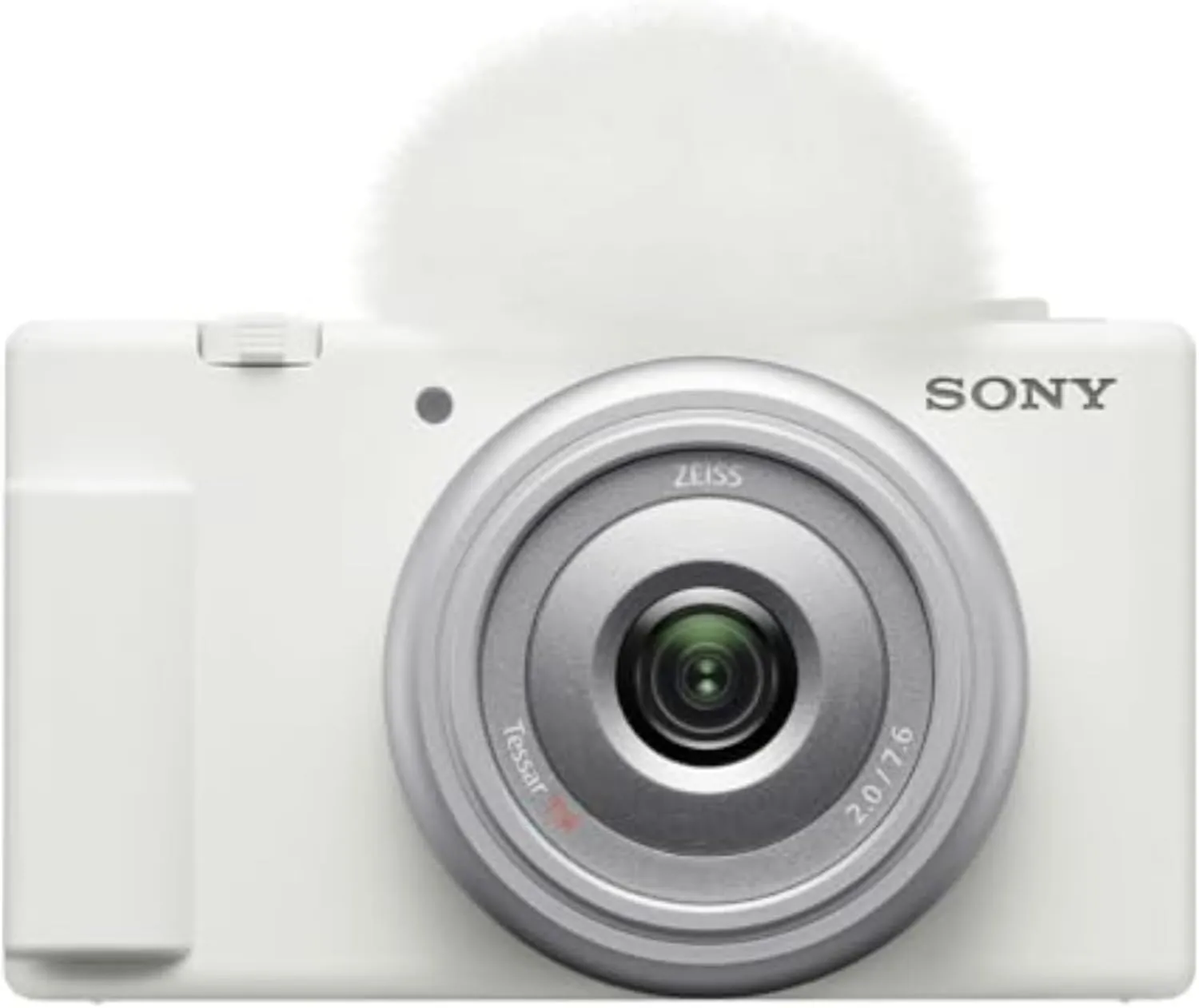 Sony ZV-1F Vlog Camera for Content Creators and Vloggers White