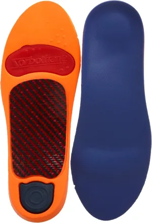 Sorbothane Ultra Graphite Arch Insole,Blue,Women's 10.5-11.5 M/Men's 8-9 M