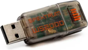 Spektrum Ws2000 Wireless USB RC Flight Simulator Dongle, SPMWS2000, Black