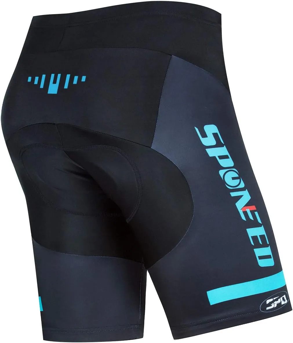 sponeed Cycling Jersey Short Sleeve Suits Men Bike Clothing Road Bicycle Shorts Padded Outfits