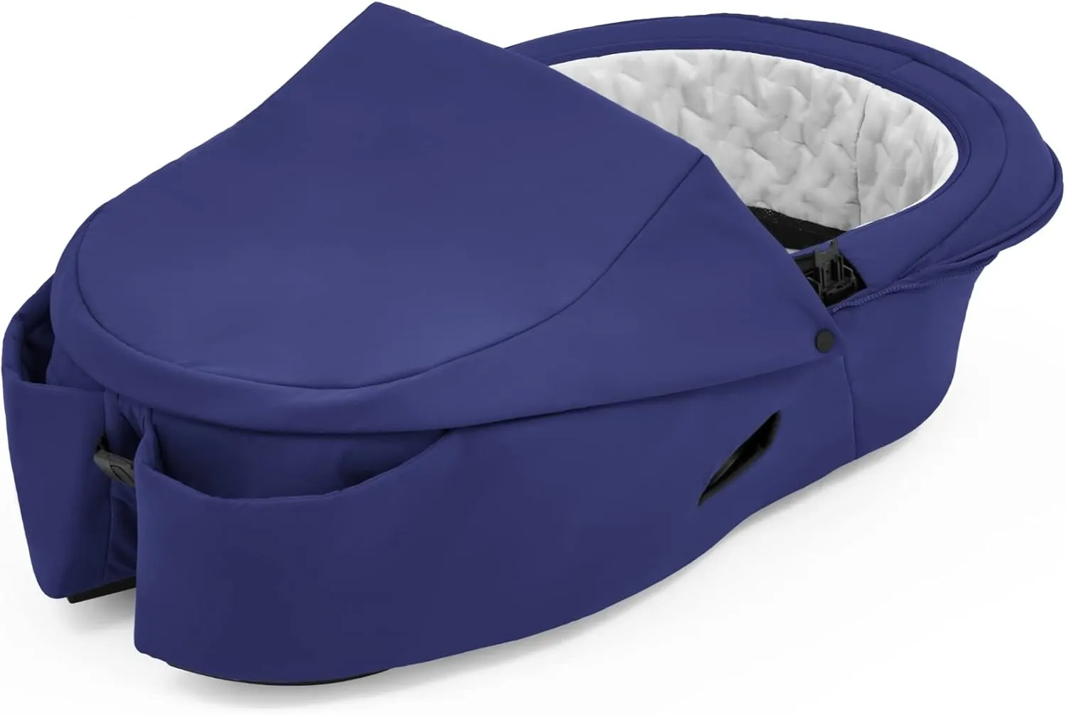 Stokke Xplory X Carry Cot, Royal Blue - Detachable Cot for Xplory X Stroller - Soft Interior Lining & Breathable Mattress - with Removable Wind Cover & Two Easy-Access Pockets