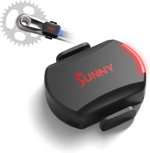 Sunny Health & Fitness 2-in-1 Advanced Cadence/RPM   Speed Sensor, Cadence Sensor Bluetooth ANT  for Indoor/Outdoor Bikes, Magnet-Less Design for Outdoor Cycles, Exercise Bikes, and More - CB110S
