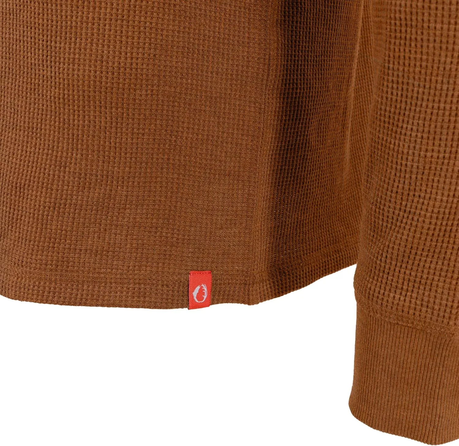 The American Outdoorsman Long-Sleeve Crew Neck Thermal Waffle Knit Shirt for Men