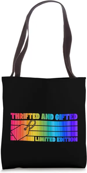 Thrifted And Gifted Limited Edition Retro 70s Camp Style Tote Bag
