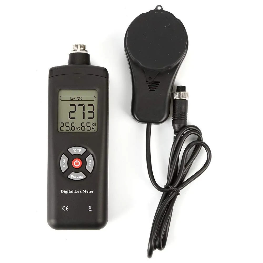 TL-602 Multifunction Digital Lux Meter 0.1-200,000lux High Accuracy Luxmeter Hygrometer Thermometer