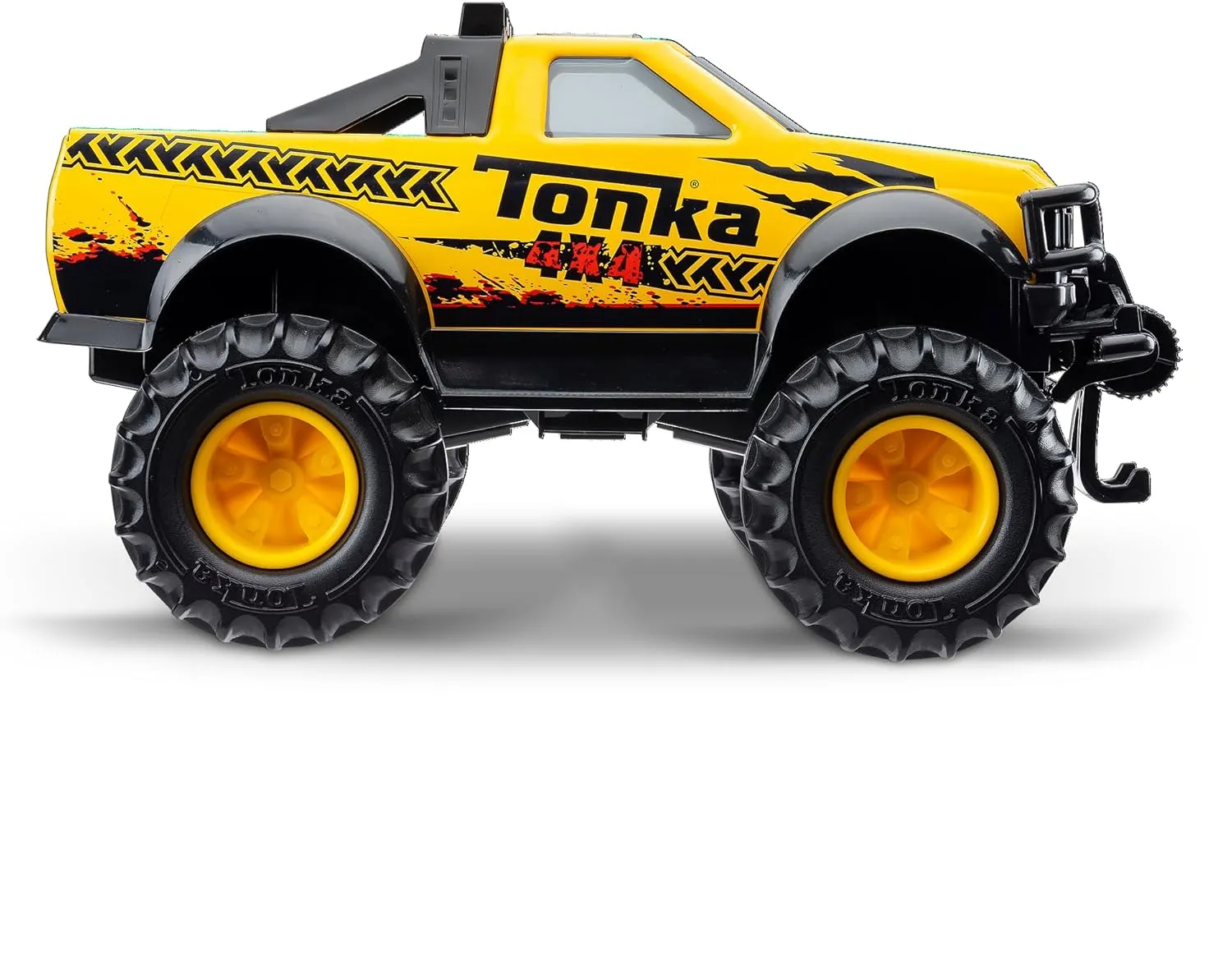 Tonka Steel Classics 4x4 Pickup Truck - Made with Steel & Sturdy Plastic, Yellow Toy Construction Truck, Boys and Girls, Kids, Toddlers, Ages 3 