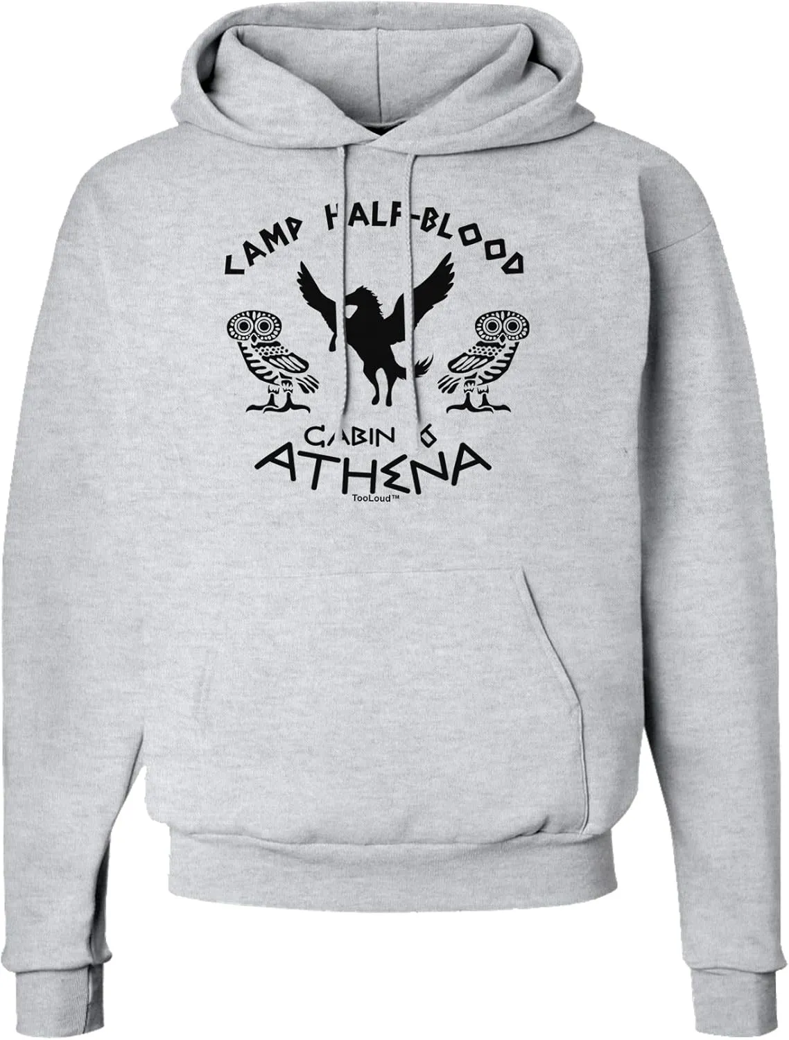 TOOLOUD Camp Half Blood Cabin 6 Athena Hoodie Sweatshirt Hooded Pullover Pockets