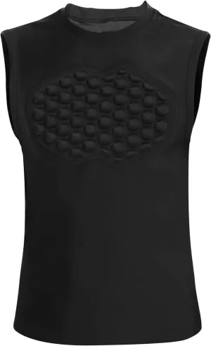 Topeter Baseball Chest Protector Shirt for Youth Kids, Heart Guard Sternum Protection Tank Tops for Goalies Catchers