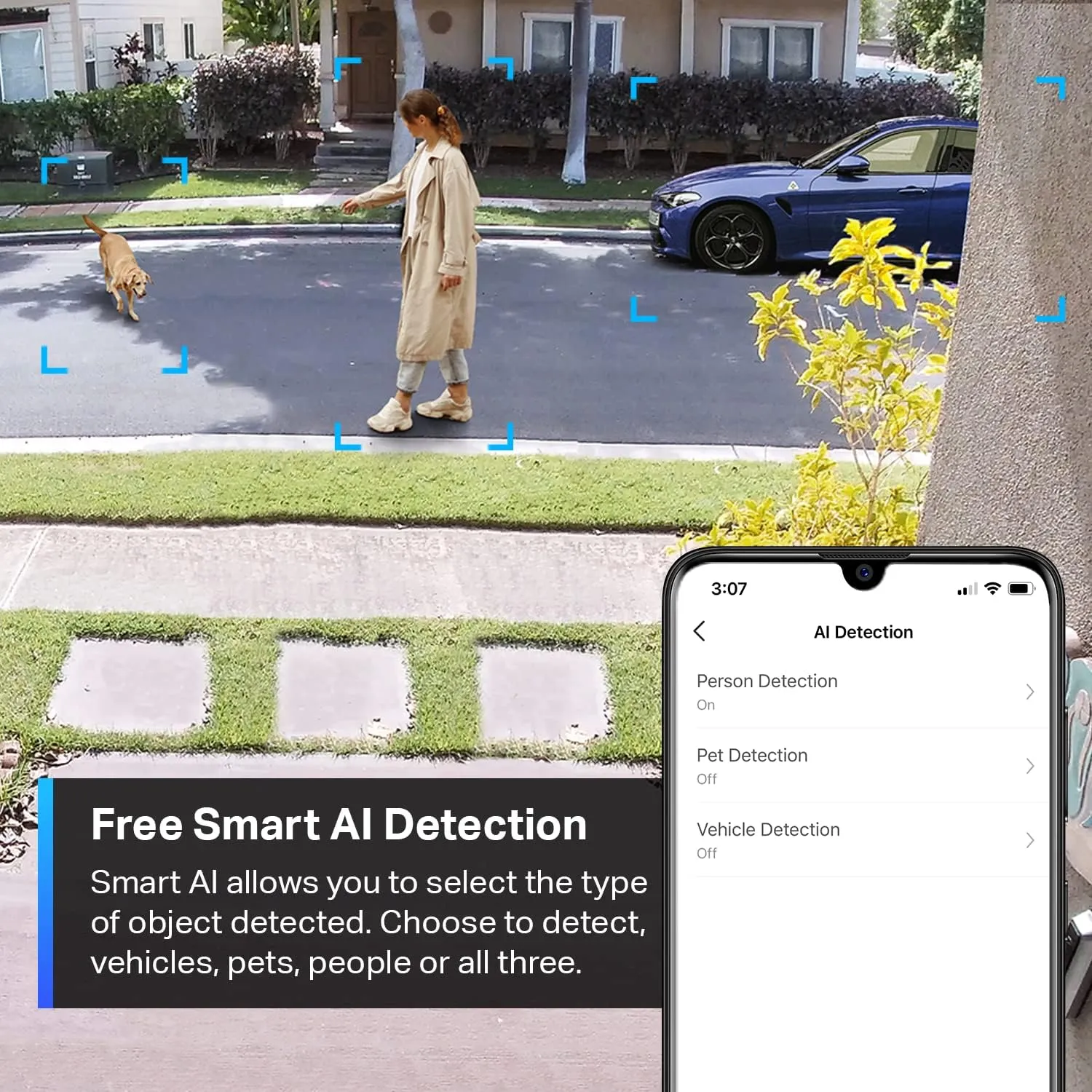 TP-Link Tapo 2K QHD Outdoor Wireless Security Camera System, Up to 180 Day Battery, Color Night Vision w/Starlight Sensor, Motion/Person/Pet/Vehicle Detection, Works w/Alexa &Google Home(Tapo C420S2)
