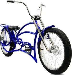 Tracer Leopard 26 Inch Wheel Chopper Stretch Bike Beach Cruiser High Rise Handlebar Suspension Fork 3 Speed 26 X 3 Fat Tires