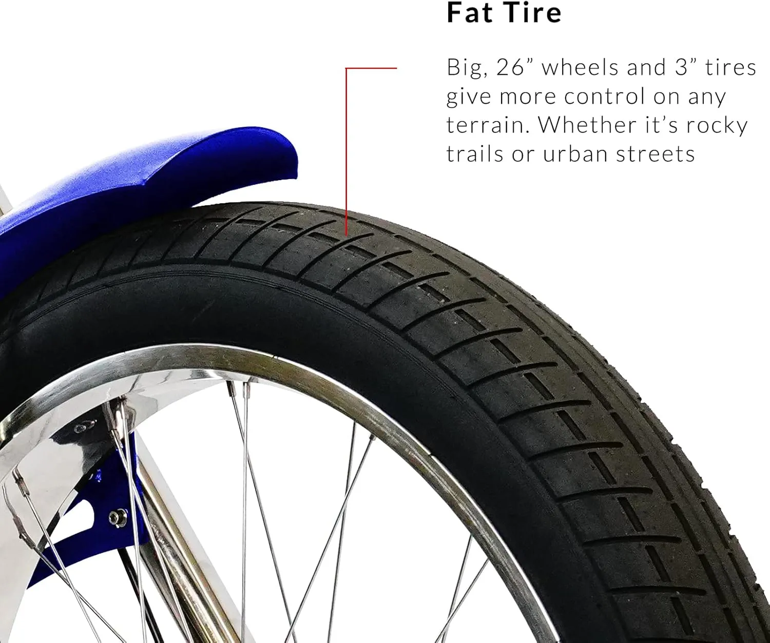 Tracer Leopard 26 Inch Wheel Chopper Stretch Bike Beach Cruiser High Rise Handlebar Suspension Fork 3 Speed 26 X 3 Fat Tires