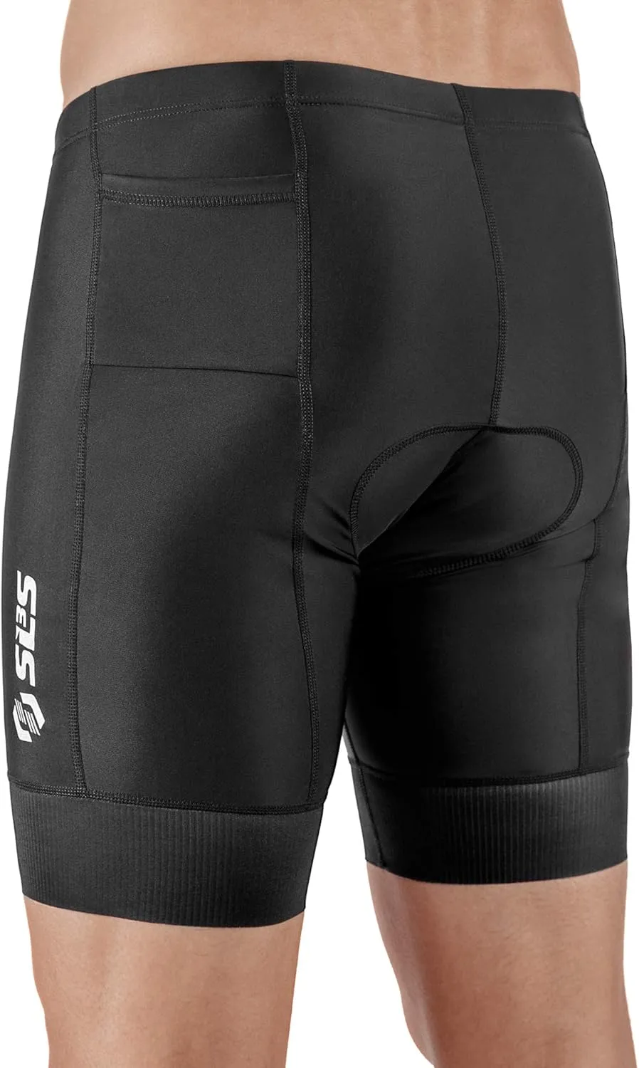 Triathlon Shorts Mens – Tri Shorts Mens – 2 Pockets FRT – Designed by Athletes for Racing