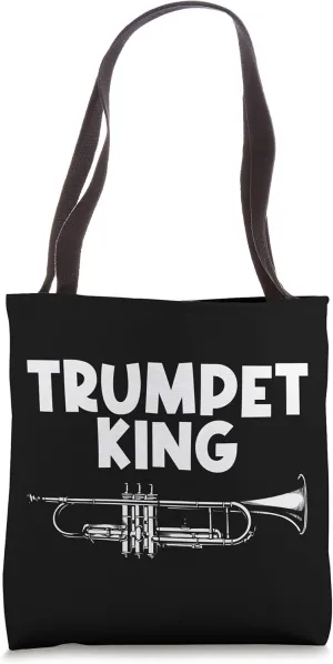 Trumpet Gift For Men Grandpa Brass Band Trumpet Player Tote Bag