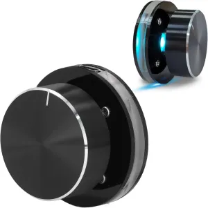 USB Volume Control, Volume Knob Lossless Audio Computer with USB Cable, Computer Sound Controller with RGB Light, Mute Volume Control for XP, MAC, Vista, Win 7, 8, 10, Android
